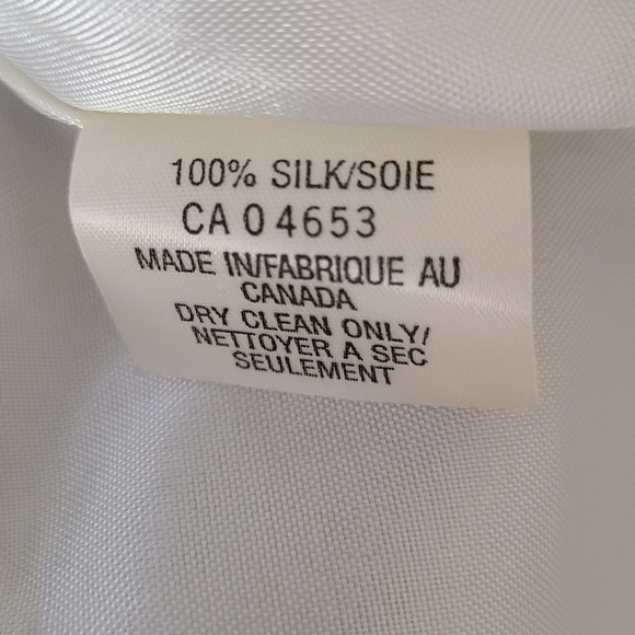 Vintage silk‎ skirt suit set floral - Picture 13 of 14